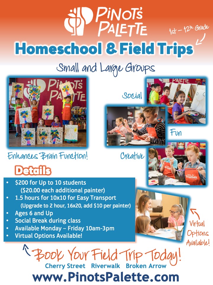 Field trips and Homeschool Art classes!
